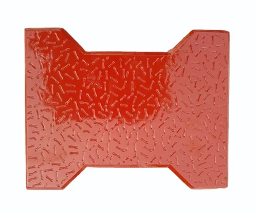 Red Cement Interlocking I Shape Paver Block